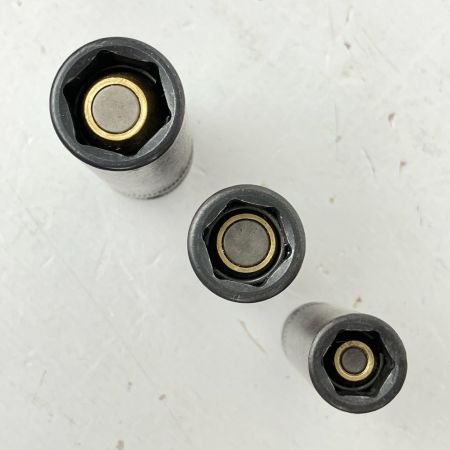 ЗЗ Snap-on スナップオン マグネットディープソケット 8/10/12mm 3個セット 本体のみ MGMMS8A/MGMMS10A/MGMMS12B