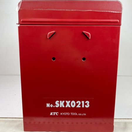 ЗЗ KTC ケーティーシー 工具ケース チェスト 3段3引出し サイドハンドル付 SKX0213 レッド