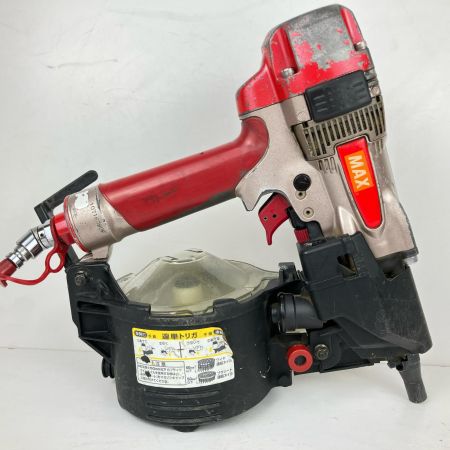 ЗЗ MAX マックス 65mm 高圧 エア釘打ち機 ケース付 HN-65N1 レッド