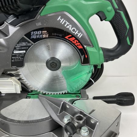 ЗЗ HITACHI 日立 100v 190mm 卓上丸のこ C7FCH ブラック×グリーン