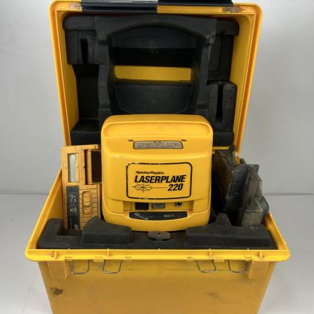 ЗЗ SPECTRA-PHYSICS 電子レーザーレベル 受光器 ケース付 ※校正歴不明 LASERPLANE220 オレンジ
