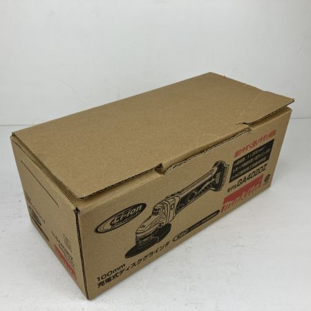 ЗЗ MAKITA マキタ 18v 100mm ディスクグラインダー 砥石 ピンレンチ 取説 外箱付 GA402D ブルー