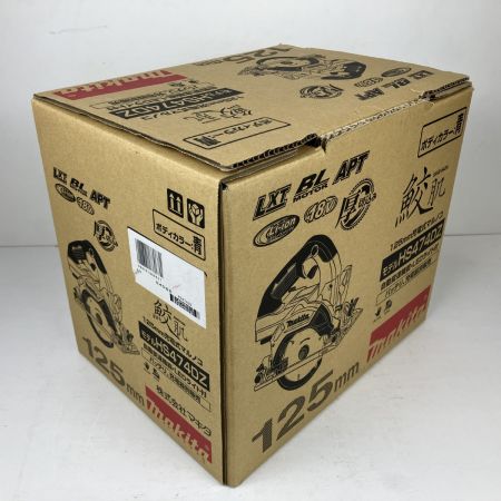 ЗЗ MAKITA マキタ 18v 125mm 充電式丸のこ 取説 外箱付 ※バッテリー、充電器無し HS474D ブルー