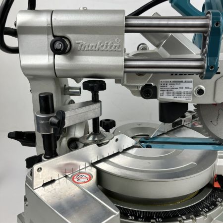 ЗЗ MAKITA マキタ 100v 165mm スライド丸のこ ダストバッグ 替刃 取説付 LS0613FL ブルー