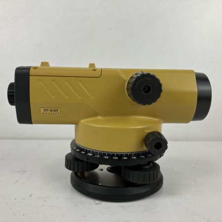 ЗЗ TOPCON オートレベル 取説 ケース付 ※校正歴不明 AT-B4A イエロー