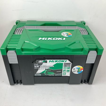 ЗЗ HiKOKI ハイコーキ 76mm 36v 充電式ベルトサンダ 充電器 研磨ベルト ケース付 ※バッテリーなし SB3608DA グリーン