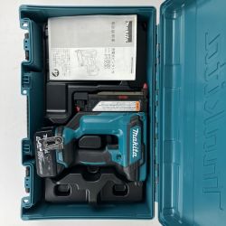 ЗЗ MAKITA マキタ 18V 35mm 充電式ピンタッカ バッテリーx1 ケース付 PT353D ブルー Bランク