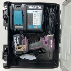 ЗЗ MAKITA マキタ 18v インパクトドライバ バッテリーx1 充電器 ケース付 TD172D オーセンティックパープル Aランク