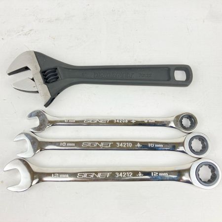 ЗЗ SIGNET バイクツールセット バイク整備用工具セット 21点組・収納袋付き 800S-B001 ネイビー