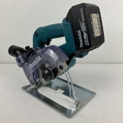 ЗЗ MAKITA マキタ 18v 125mm 充電式防じんカッタ バッテリーx１ ダストバッグ 取説付 CC500D ブルー Cランク