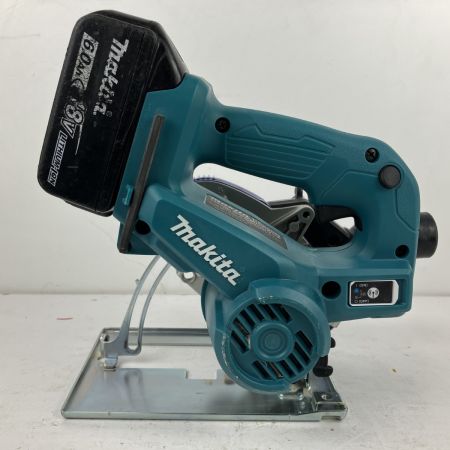 ЗЗ MAKITA マキタ 18v 125mm 充電式防じんカッタ バッテリーx１ ダストバッグ 取説付 CC500D ブルー