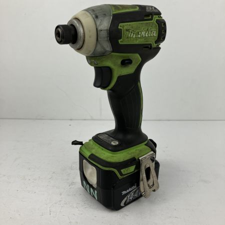 MAKITA マキタ 14.4v インパクトドライバ バッテリーx2 充電器 ケース付 TD136D 黄緑
