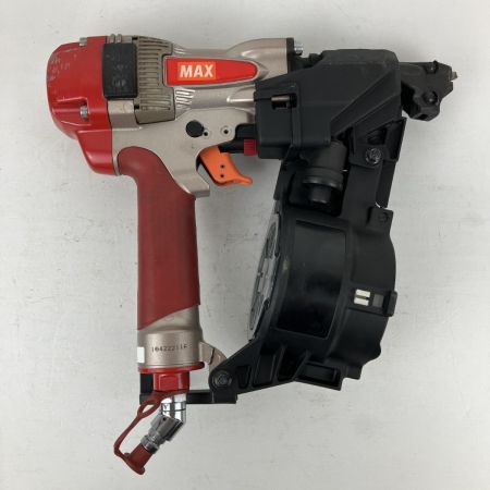 ЗЗ MAX マックス 50mm 高圧 ブラッドネイラ ケース付 HS-50A/KB50TO レッド×ブラック