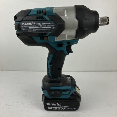 ЗЗ MAKITA マキタ 18v 19mm 充電式インパクトレンチ バッテリーx1付 TW1001D ブルー