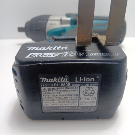 MAKITA マキタ 18v 12.7mm 充電式インパクトレンチ バッテリーx1付 TW450D ブルー