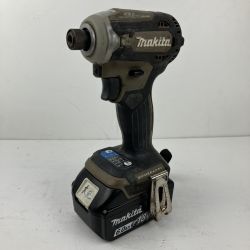 ЗЗ MAKITA マキタ 18v 充電式インパクトドライバ バッテリーx1付 TD171D ブラウン Cランク