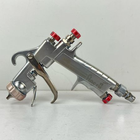 ЗЗ meiji 常圧 スプレーガン 取説 箱付 FINER2PLUS-G14 シルバー×ピンク