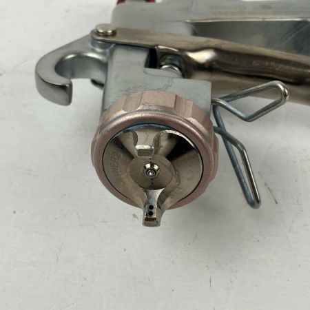 ЗЗ meiji 常圧 スプレーガン 取説 箱付 FINER2PLUS-G14 シルバー×ピンク