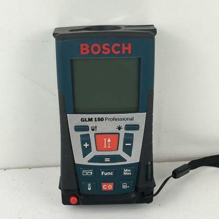 ЗЗ BOSCH ボッシュ 単三電池×4 赤色レーザー レーザー距離計 取説 ケース 箱付 GLM150 ネイビー