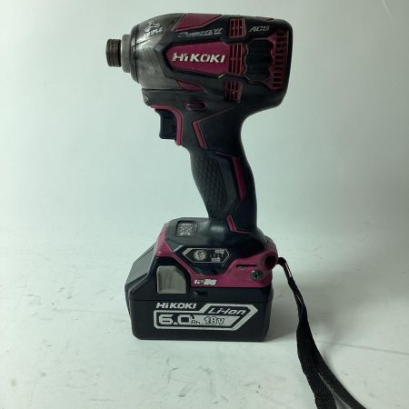 HiKOKI ハイコーキ インパクトドライバ WH18DDL2 ピンク 18Ｖ 6.0Ah バッテリー1個付
