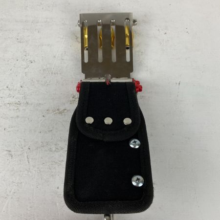 ЗЗ KNICKS ニックス カラビナホルダ アタッチメント付連結SUSベルトループ ビットホルダ カラビナ付き ブラック