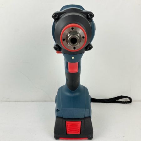 ЗЗ BOSCH ボッシュ 18v 12.7mm 充電式インパクトドライバ レンチ 充電器 バッテリー×2 ケース付 GDX18V-180 ネイビー