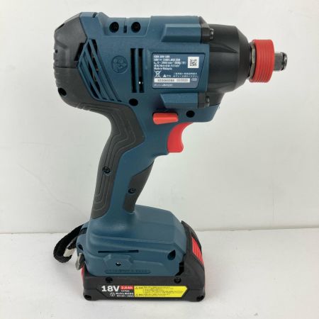 ЗЗ BOSCH ボッシュ 18v 12.7mm 充電式インパクトドライバ レンチ 充電器 バッテリー×2 ケース付 GDX18V-180 ネイビー