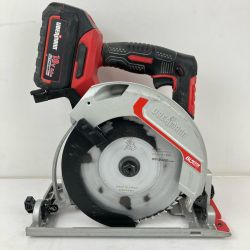 ЗЗ UBERMANN 18v 165mm 充電式丸のこ バッテリー×1付 ※充電器なし UB18VMCBLBFS レッド Cランク