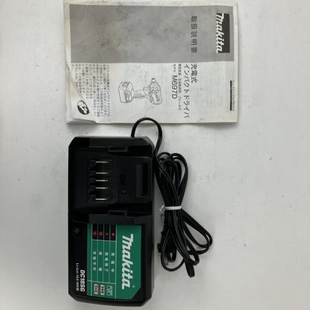 ЗЗ MAKITA マキタ 14.4v インパクトドライバ バッテリーx2 充電器 ケース付 M697D グリーン