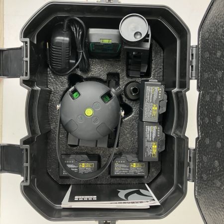 ЗЗ VOICE グリーンレーザー レーザー墨出し器 バッテリーx4 受光器 充電器 ケース付 G3 ブラック