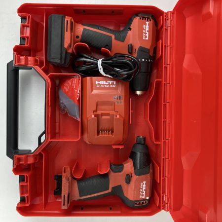 ЗЗ Hilti ヒルティ 10.8v インパクトドライバ ドライバドリル セット SID 2-A12/SF 2-A12 レッド