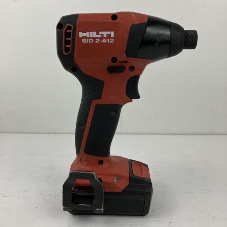 ЗЗ Hilti ヒルティ 10.8v インパクトドライバ ドライバドリル セット SID 2-A12/SF 2-A12 レッド