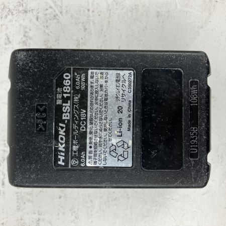 ЗЗ HITACHI 日立 18v 125mm コードレス集じん丸のこ バッテリーx1付 C18DYBL グリーン