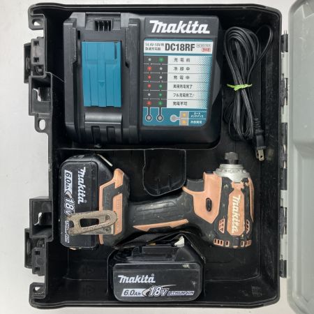 ЗЗ MAKITA マキタ 18v インパクトドライバ バッテリーx2 充電器 ケース付 TD171D フレッシュカッパー