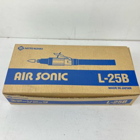 ЗЗ NITTO 常圧 エアグラインダー エアソニック 取説 箱付 L-25B ブラック
