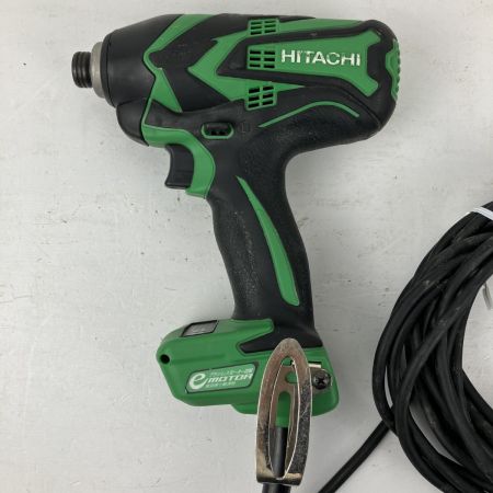 ЗЗ HITACHI 日立 100v インパクトドライバ ケース付 WH12VE グリーン×ブラック