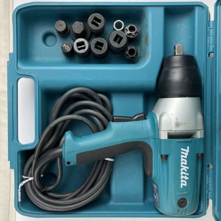 ЗЗ MAKITA マキタ 100v 12.7mm インパクトレンチ ソケット ケース付 TW0350 ブルー