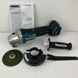 ЗЗ MAKITA マキタ 18v 100mm 充電式ディスクグラインダー 外箱付 ※バッテリー、充電器無し GA408D ブルー Sランク