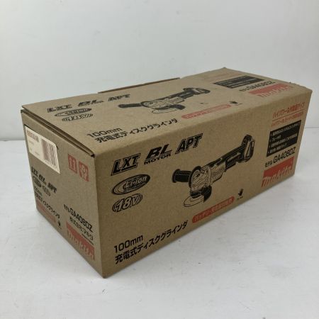 ЗЗ MAKITA マキタ 18v 100mm 充電式ディスクグラインダー 外箱付 ※バッテリー、充電器無し GA408D ブルー