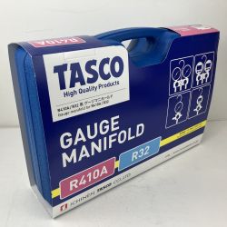 ЗЗ イチネンTASCO マニホールドセット ホース チャージバルブx2付 TA122FB ブルー Sランク