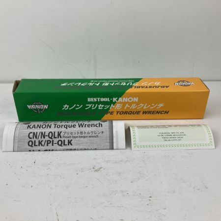 ЗЗ KANON 9.5mm 50Nm トルクレンチ 取説 外箱付 N50QLK シルバー