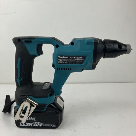ЗЗ MAKITA マキタ 18v 充電式スクリュードライバー バッテリーx1付 FS600D ブルー