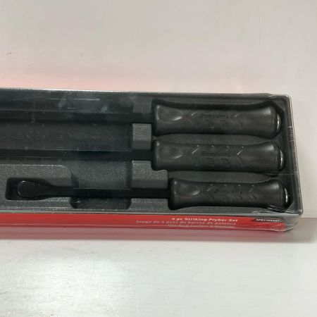 ЗЗ Snap-on スナップオン 貫通プライバーセット 4本組 トレー付 SPBS704ADT ブラック