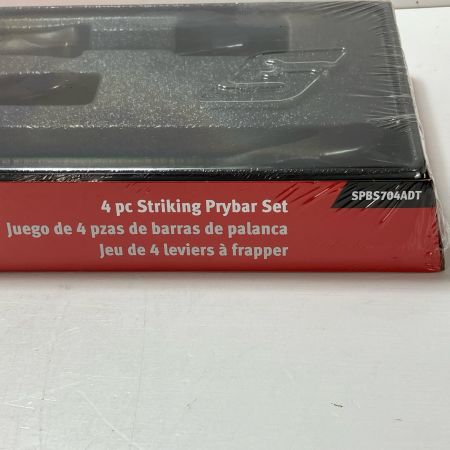 ЗЗ Snap-on スナップオン 貫通プライバーセット 4本組 トレー付 SPBS704ADT ブラック