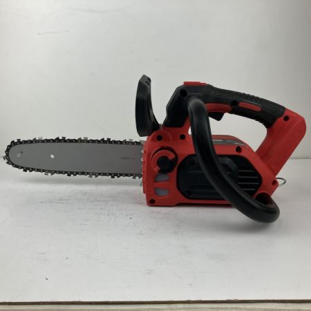 ЗЗ UBERMANN 18v 250mm 充電式チェーンソー バッテリーx1 充電器 ケース付 UB18VCBLBFS250 レッド×ブラック