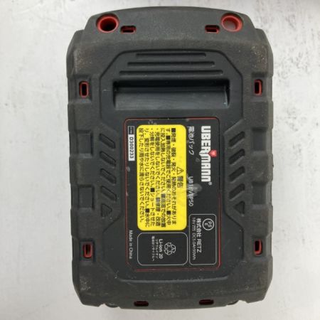 ЗЗ UBERMANN 18v 250mm 充電式チェーンソー バッテリーx1 充電器 ケース付 UB18VCBLBFS250 レッド×ブラック