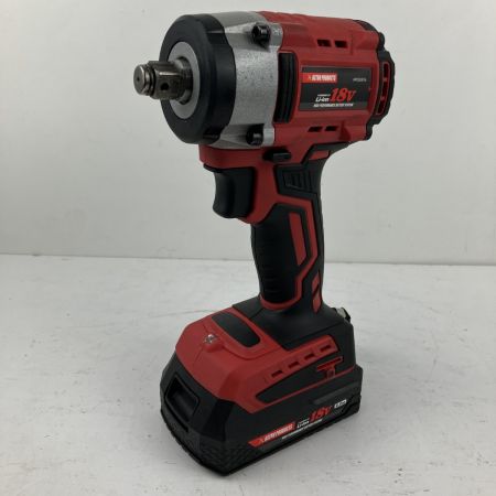 ЗЗ ASTRO PRODUCTS アストロプロダクツ 18v インパクトレンチ バッテリーx1 充電器 ケース付 AP050876 レッド×ブラック