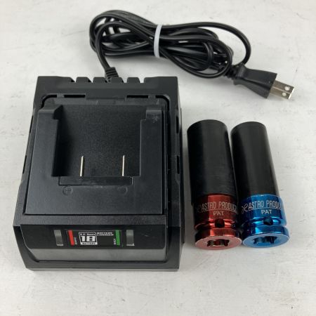 ЗЗ ASTRO PRODUCTS アストロプロダクツ 18v インパクトレンチ バッテリーx1 充電器 ケース付 AP050876 レッド×ブラック