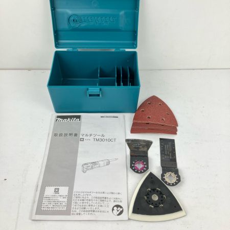 ЗЗ MAKITA マキタ 100v マルチツール 替刃 取説 ケース付 TM3010CT ブルー
