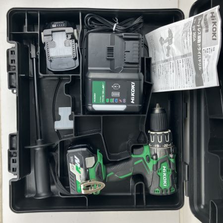 ЗЗ HiKOKI ハイコーキ 36v コードレス振動ドライバドリル バッテリーx2 充電器 ケース付 DV36DA グリーン